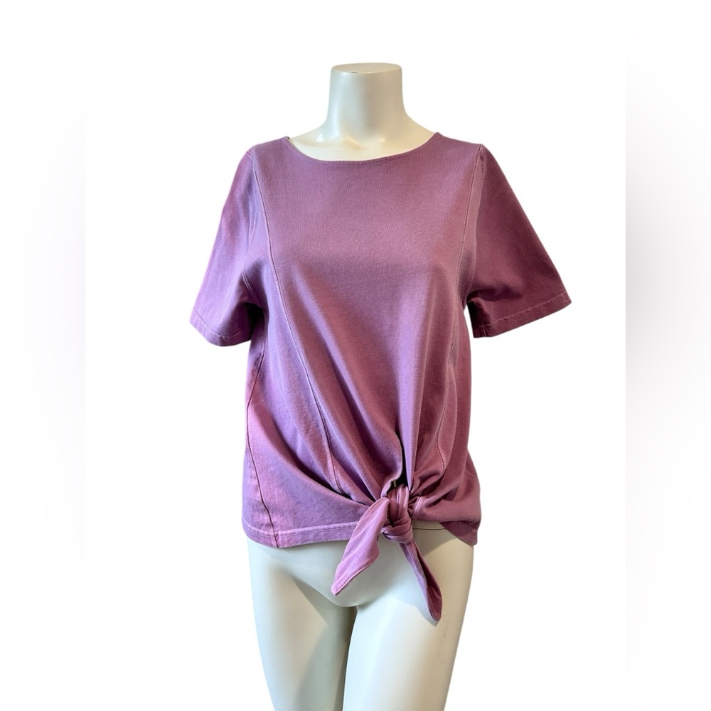 Sezane Seth T-Shirt Size Small in Wisteria lavender Color